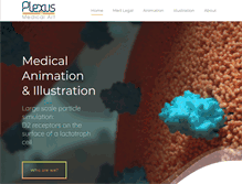 Tablet Screenshot of plexusart.com